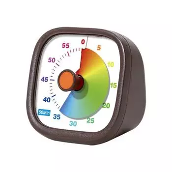 Бесшумный таймер обратного отсчета Управление временем Кухонный таймер для готовки Визуальный таймер Дети и Взрослые кофейный