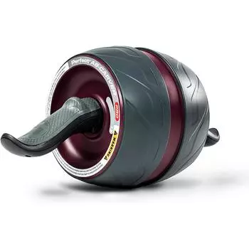 Бесшумный тренажер для мышц живота Ab Roller Abdominal Wheel Тренажер для дома GYM Фитнес-оборудование Roller Автоматически отскакивает красный