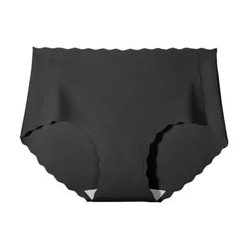 Бесследное цельное нижнее белье Ультратонкое нижнее белье Быстросохнущее нижнее белье из ледяного шелка Нижнее белье из хлопчатобумажных блоков Антибактериальные высокоэластичные треугольные брюки M