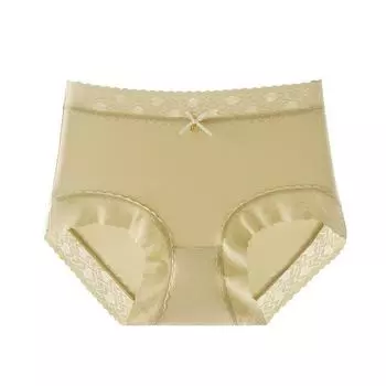 Бесследное нижнее белье для женщин, сексуальные летние тонкие стильные шорты из ледяного шелка из чистого хлопка, антибактериальные треугольные шорты со средней талией для девочек XL синий