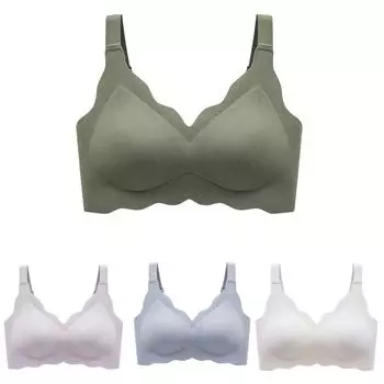 Бесследное нижнее белье, спортивный тонкий фасон без стального кольца, под грудью, противопровисающий чехол для бюстгальтера большого размера для беременных. 75B
