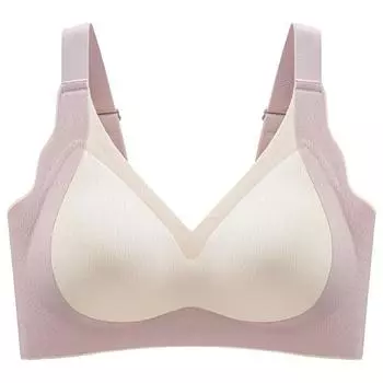 Бесследное нижнее белье, женский жилет, встроенный спортивный тонкий немагнитный чехол для бюстгальтера большого размера для беременных 75C
