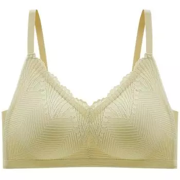 Бесследное нижнее белье женское без стального кольца маленькая грудь собирает и закрывает вторичную грудь анти-провисание сексуальный бюстгальтер лифтинг тонкий M(70ABC/75A) слоновая кость