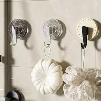 Бесследный настенный крючок для крепления светильника Роскошный шкаф для хранения Крючок на присоске Крючки для гардероба style 1