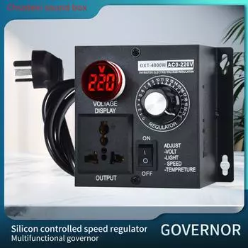 Бесступенчатый потолочный вентилятор 220 В 4 кВт с регулировкой скорости и температуры, с регулировкой яркости и редуктором для угловой шлифовальной машины