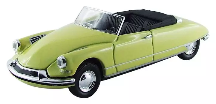 Best Model Citroen DS 19 Cabriolet 1961 Yellow Finished Product 1/43 жёлтый