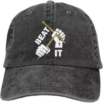 Best Selling Drummers Funny It Music Hats for Men Women Distressed Baseball Cap Beach Dad Sun Hat Black Cut Cap