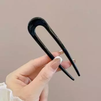 Best-Selling Lazy Updo Hair Comb - U-Shaped Bun Pin for Professional Styling
