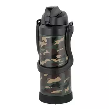 Bestco Double Sports Jag из нержавеющей стали с камуфляжным узором цвета хаки, 2,2 л NQ-0143