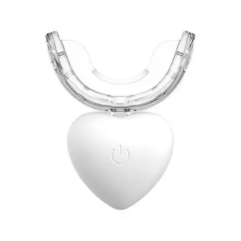 BESTEK отбеливание зубов светодиодная лампа отбеливание зубов уход за зубами самоотбеливание общее медицинское устройство продается только для тела мундштук (Гель отдельно) (Сердце