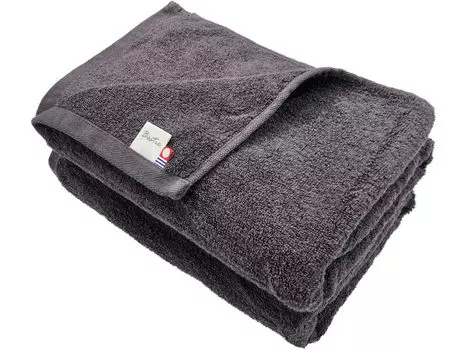 Bestie Imabari Certified Towel Bath Towel Set of Charcoal Quick Dry Made in Dull Color 2, Gray, Absorbent, Drying, Lightweight, Room, Japan, 100%