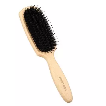 BESTOOL Hair Pig Bristle Paddle Hair Care Scalp Shiny Улучшает качество волос Щетка, Щетка, Гребень, Мужской, Женский, Детский Гребень, Массажный, Гладкий,