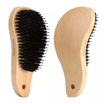 BESTOOL Hair Pig Bristle Paddle Hair Care Scalp Shiny Улучшает качество волос Щетка, Щетка, Гребень, Мужской, Женский, Детский Гребень, Массажный, Гладкий,