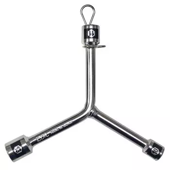 Besttool KDR box fully polished with detachable hanger 10x11x13mm Furudera Seisakusho Y-shaped wrench, finish, hook, YB-113 серебряный