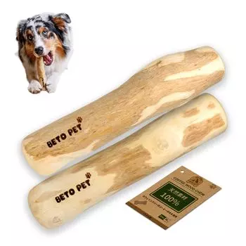 BETO PET Вьетнамская кофейная деревянная жевательная игрушка для собак Натуральное натуральное дерево Кофейное дерево Без кофеина Уход за полостью рта Номер продукта CC01 Без добавок 100% (2