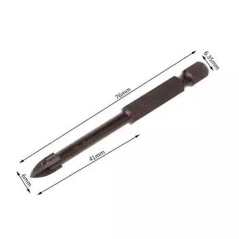 Бетонное сверло Режущий инструмент Мастерская Карбид Сверление отверстий Износостойкость 6mm