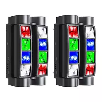 BETOPPER Moving Light 8x3W RGBW LED Stage Light DMX512 диско-свет для вечеринки, связанного со звуком, для 7/13 каналов