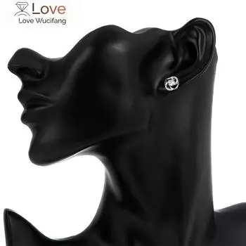 Bettyue Tiny Flower Appearance Cz Noble Earring For Women &Girls Exquisite Decoration In Bridal Wedding Party Fashion Jewelry белый