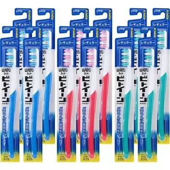 Between Lion Toothbrushes, Regular, 12-Pack