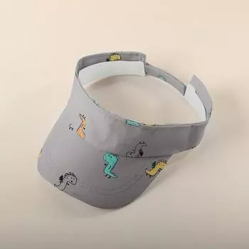 Bevenise Dinosaur Pattern ThunderCap, FREE, серый, Популярная детская одежда в Корее