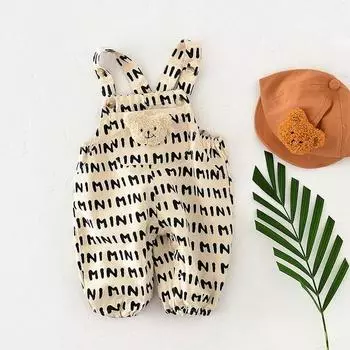 Beveniz Pogle Bear Pocket Melan Space Размер №. 66, лучшая детская одежда в Корее
