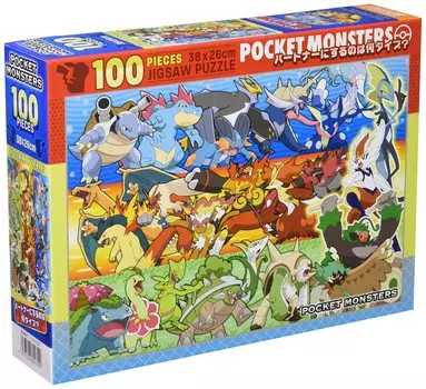 БЕВЕРЛИ в пазле Pocket Monster Какой тип будет вашим партнером из 100 деталей [Сделано в Японии]? (100-030)