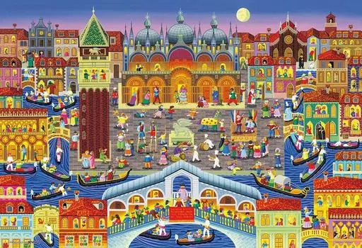 Beverly 1000 Micro Jigsaw Puzzle Venice Sights Collection x (26 38cm) M81-649