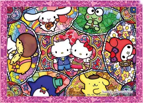 BEVERLY 165 элементов головоломки кристальный пазл Sanrio витраж музыкальная головоломка (Тип лобзика)