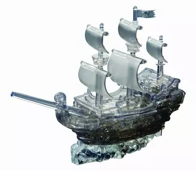 BEVERLY Crystal Puzzle 98 деталей Пиратский корабль черный 50141 чёрный