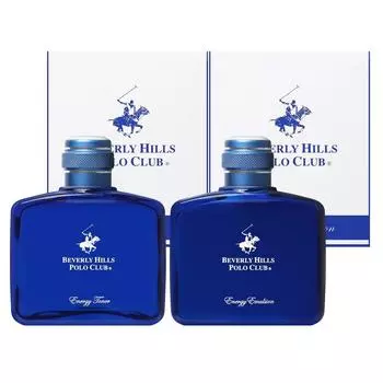 Beverly Hills Polo Club Energy Skin 1 + Lotion 1 Total 2 150ml Toner Emulsion, 2