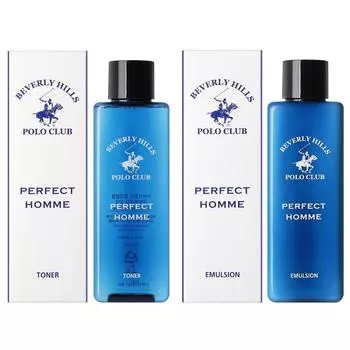Beverly Hills Polo Club Perfect Homme 1 большая емкость для скина + 1 лосьон, всего 2, 200 мл каждая, всего 400 мл, 1