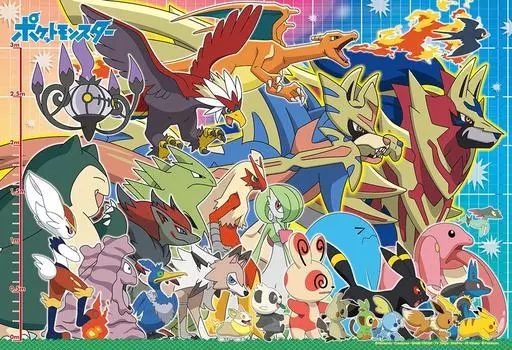 BEVERLY in Beverly 100 Piece Jigsaw Puzzle Pokemon Comparison [Made Japan] Collection! ~Height Edition~