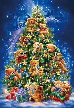BEVERLY in Beverly 300 Piece Jigsaw Puzzle Teddy Bear Tree x [Made Japan] (26 38cm) 300-040
