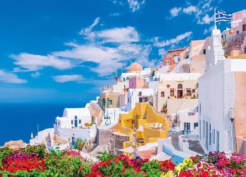 BEVERLY in Beverly 600 Piece Jigsaw Puzzle Shining Santorini x [Made Japan] (38 53cm) 66-210