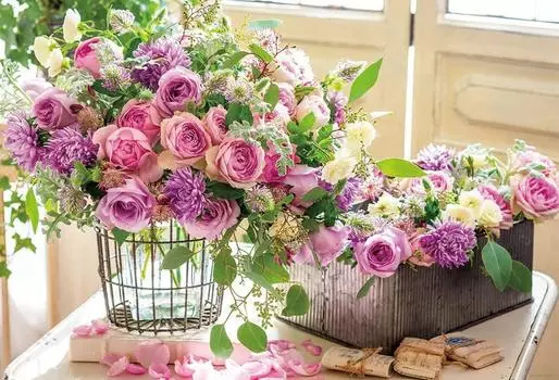 BEVERLY in Beverly Пазл из 1000 деталей Belle Fleur x [Сделано в Японии] (49 72см) 1000-009