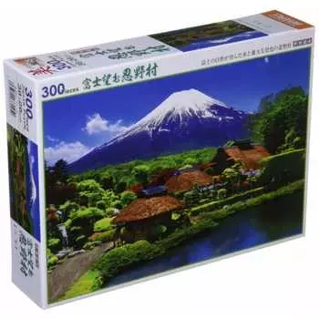 BEVERLY [Made in Japan] 300 Piece Jigsaw Puzzle Oshino Village with a View of Fuji (26 x 38cm)