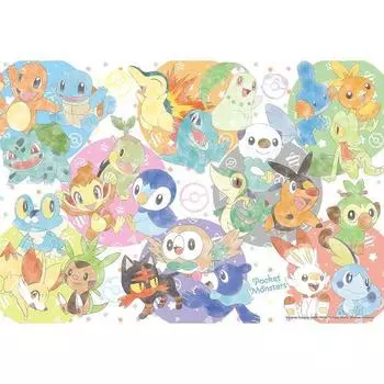 BEVERLY [Made in Japan] Beverly 100 Piece Jigsaw Puzzle Pokemon! Nakayoshi Pastel (26 x 38cm) 100-037