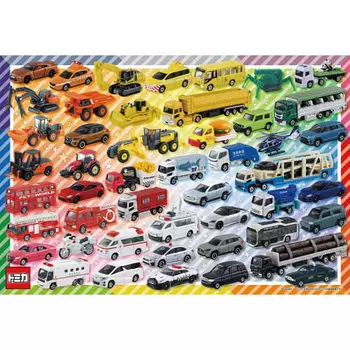 BEVERLY [Made in Japan] Beverly 80 piece jigsaw puzzle Let s arrange Tomica by color! (2638cm) 80-036