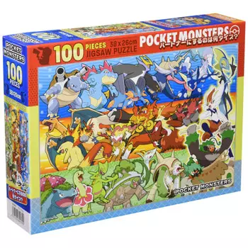 BEVERLY [Made in Japan] Jigsaw Puzzle Pocket Monster What type will be your partner? 100 pieces (100-030)