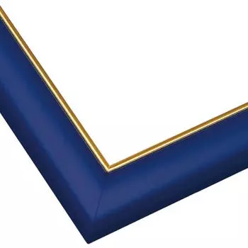 Beverly настенная подвеска Деревянная рамка-пазл с золотой лепниной 50 x 75 см Земляной синий спецификация резки без инструментов Золотая лепнина деревянная панель Пазл