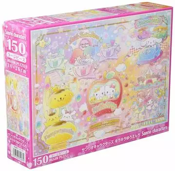 BEVERLY [Сделано в Японии] Большой пазл Beverly 150 элементов Sanrio Characters Sparkling Yuenchi (26 х 38 см) Л74-187