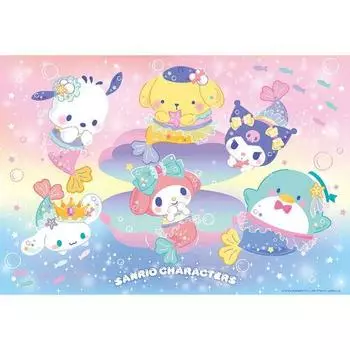 BEVERLY [Сделано в Японии] Большой пазл Beverly из 150 элементов с персонажами Sanrio «Я стала русалкой!» (26 х 38 см) 150Л-003