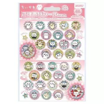 Beverly Stickers Chiikawa Reward 68 Stickers x 10 Stickers, Kira, Sets, SL-254A