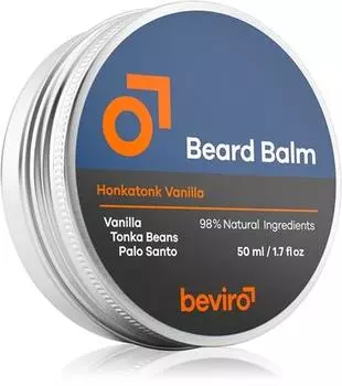 Beviro Honkatonk Vanilla Beard Balm Baume Barbe TU прозрачный