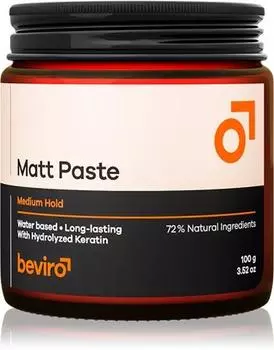 Beviro Matt Paste Medium Hold Pte Pour Cheveux TU прозрачный