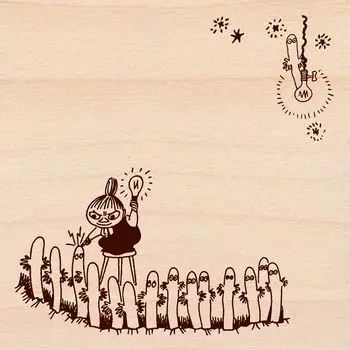 Беверли Красочный Хаттифаттнер и Штамп, Штамп, Муми-тролль, Свет, TSW-166