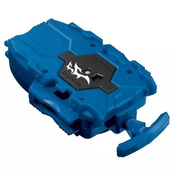 beyblade burst B-137 long bay launcher clear blue