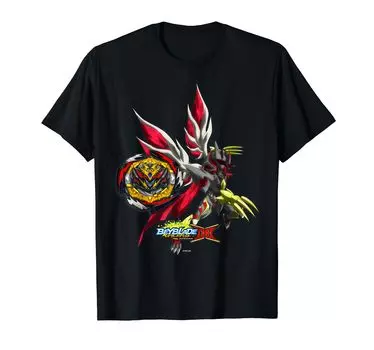 Beyblade Burst Dynamite Battle Dynamite Belial Bey Аватар и футболка чёрный
