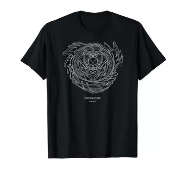 Beyblade Burst God God Valkyrie T-shirt чёрный