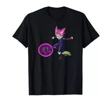 Beyblade Burst Sparking Lane Valhalla Variant Lucifer и футболка чёрный